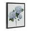 «Hydrangea Bulb Trio», art mural encadré noir sur toile flottante, design par Hannah Dawson