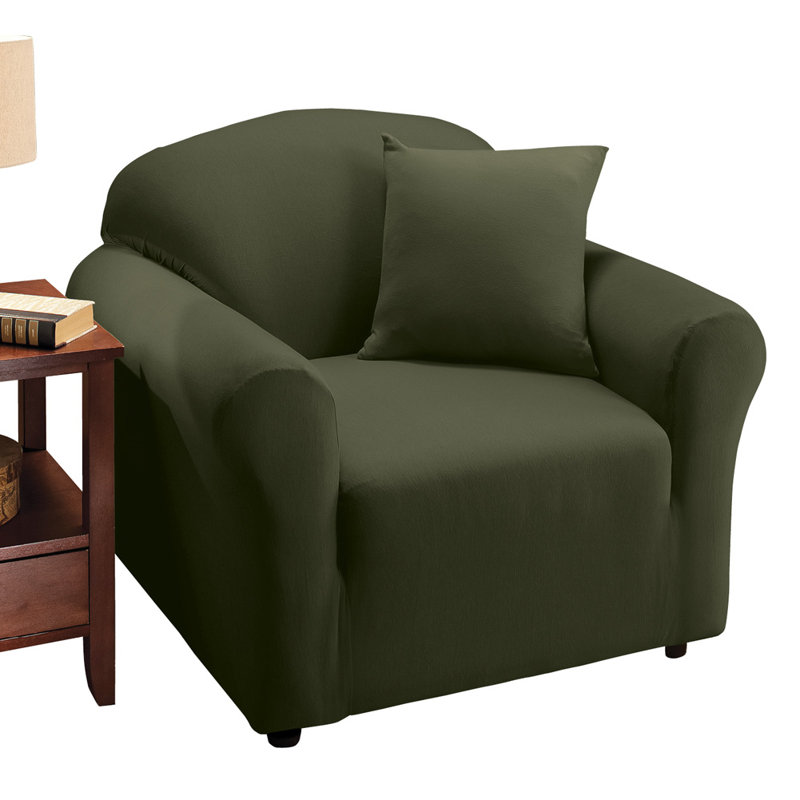 Housse pour fauteuil à coussins en T, Vert forêt
