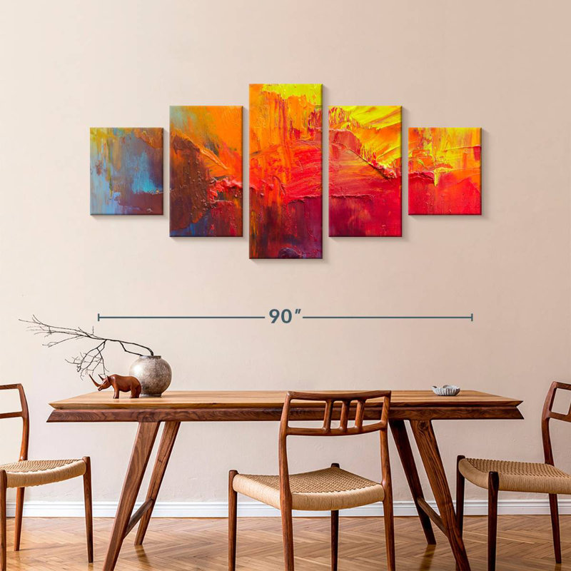Rainbow In Abstract, 42" H x 92" W