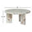 Bryce Marble Top Single Coffee Table-1947804005