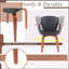 Ensemble de chaises pivotantes Mid-Century modernes en bois cintré (ensemble de 2)-325248078