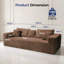 3 Seater Corduroy Sofa-1947798972