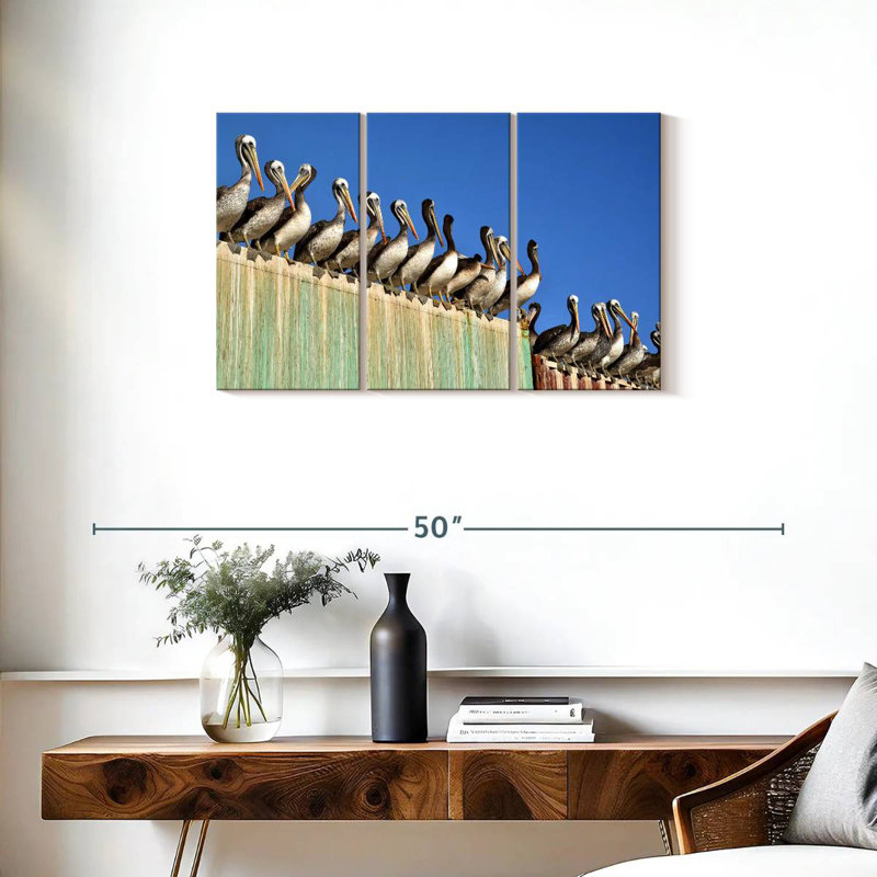 Brampt Pelican Party, 20" H x 33" W