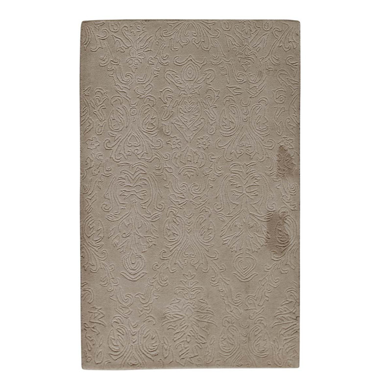 Hand Woven Cotton and Wool Area Rug