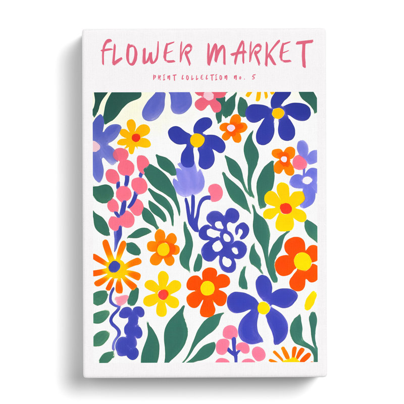 XMKTMKT-277 Flower Market Exhibition Collection No.5 - Wrapped Canvas Print, 50cm H x 35cm W x 3cm D