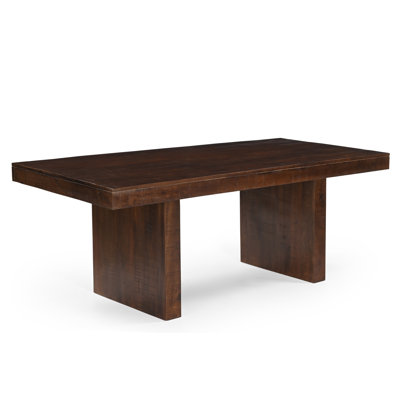 Solid Mango Wood Dining Table - 80"