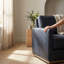 Kukkapalli Leather Swivel Armchair
