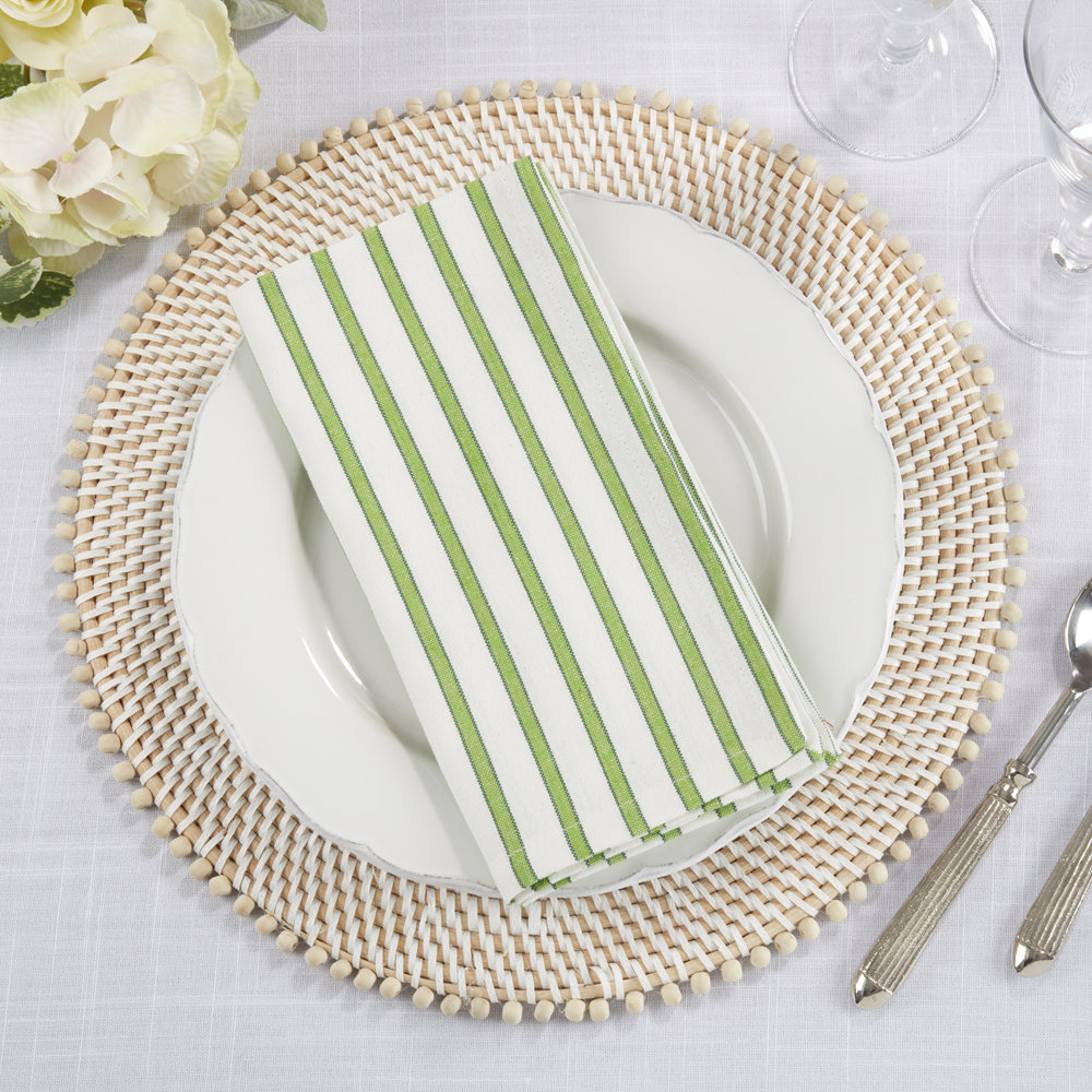 Enora Reversible Cotton Napkin, Lime