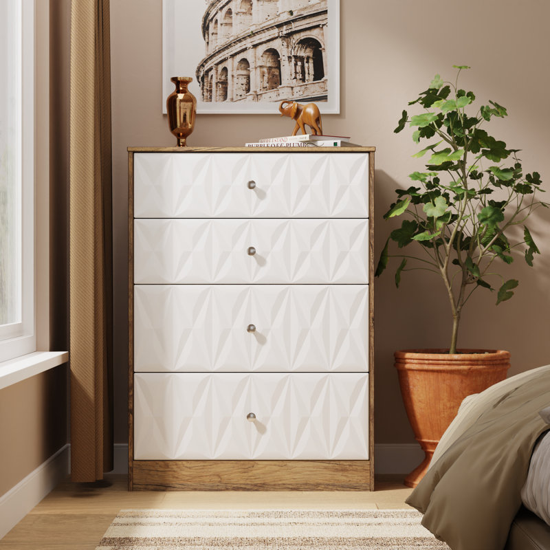 Ceinwen 77cm W 4 - Drawer Chest of Drawers