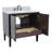 Elysian 37'' Single Bathroom Vanity with Granite Top-91869763