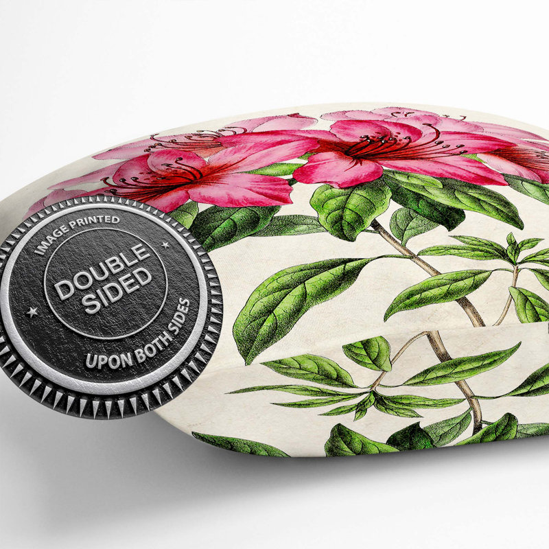 Floral Square Throw Cushion, 40cm H x 40cm W x 15cm D