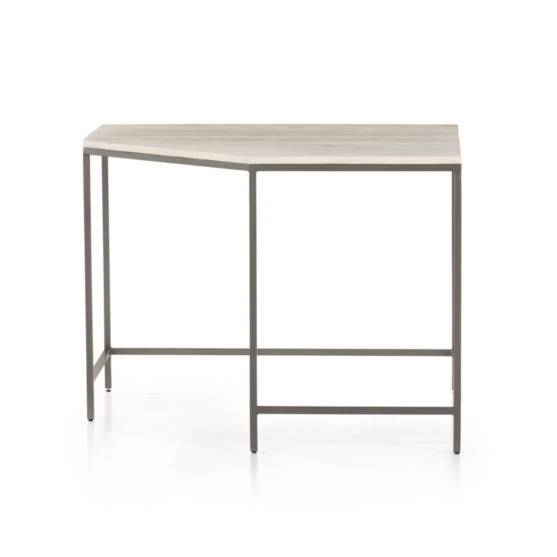 Bureau d'écriture en bois massif Loki, Peuplier colombe