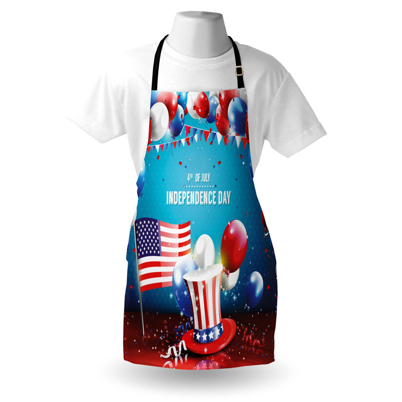 Independence Day No Pattern Bib Apron