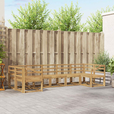 Patio Sofa with Cushions
