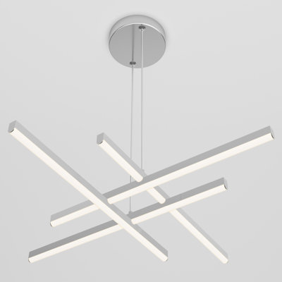 Luminaire suspendu linéaire moderne à 4 lumières Cleves
