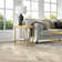 Alexis Glass Top End Table