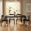  Table de salle à manger rectangulaire de 55 po Mingle-119099230-107620121