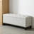 Beige Storage Bench-1104562618
