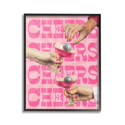 CheersPinkMargaritasGicleeArtbyLil'Rue