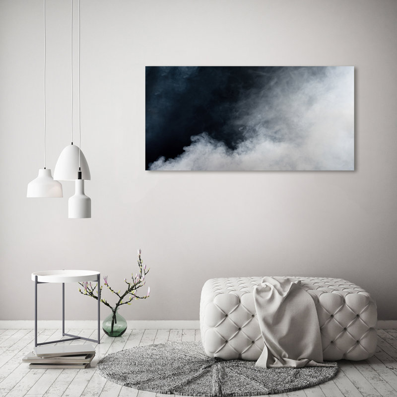 White Smoke - Wrapped Canvas Print
