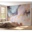 Murale pelez et collez - marbre bleu or-1291950675