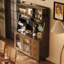 Buffet en noyer massif et bois manufacturé-628647569