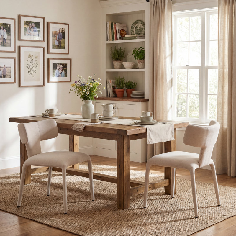 Chaise de salle à manger confortable Comfy, Beige