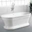 Baignoire de trempage autoportante en acrylique 59 po. X 30 po.-81515715