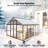 8X12 FT Greenhouse For Outdoors, Walk-In Polycarbonate Greenhouse-121972806