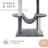Sam's Pets 61" Submarine Gray Hard Box Cat Tree
