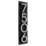 Floating Modern 3" Number Vertical Address Plaque (4 Digits)