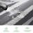 9x12 Outdoor Waterproof Mat, Recycled P.E.T Grey/White Area Rug-396920088-396920087