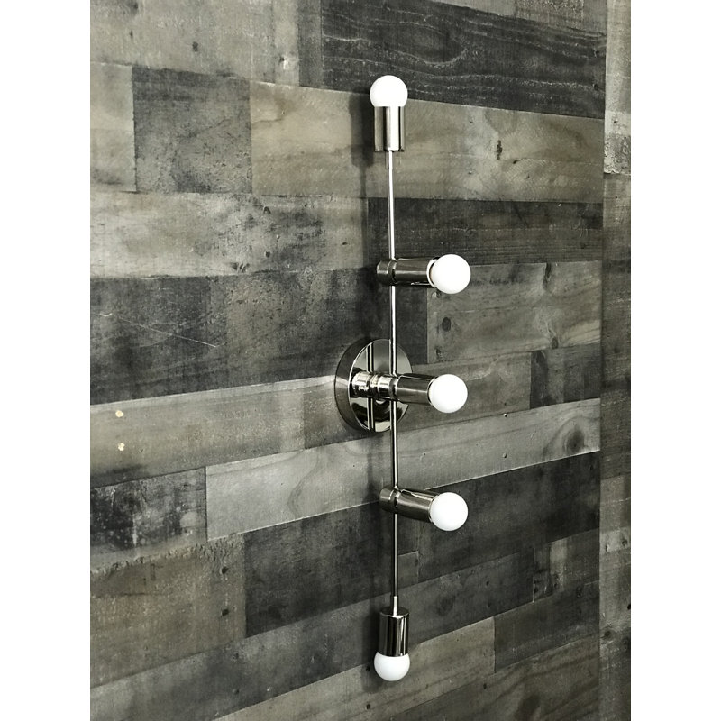 Nila 5 - Light Dimmable Vanity Light, Polished Nickel