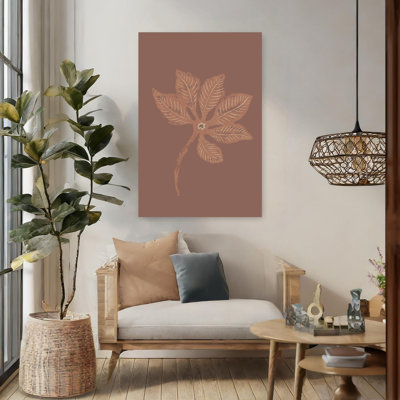 Botanical Leaf Modern Organic Rustic Autumn Nature Wall Art