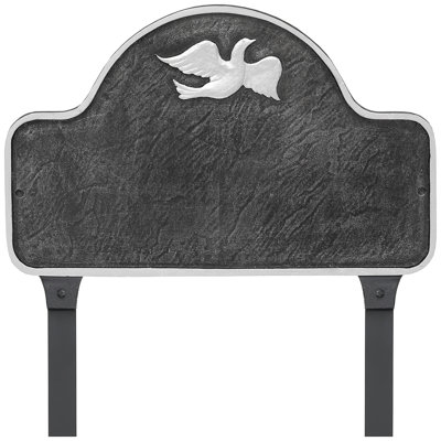 Plaque d'adresse avec colonnettes Dove Arch