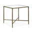 Ensemble de tables de bout en X martelées en métal martelé 2 pièces Lalia-125374267