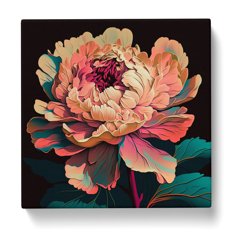Peony Flower Pop - No Frame Print