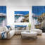 Golden Gate Bridge in San Francisco Large Seashore, reproduction de photo sur toile tendue-18296159