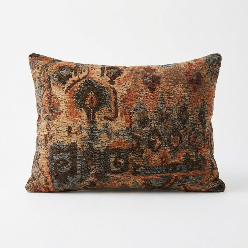 Coussin lombaire canyon fait main Bear, H 12 po x l 25 po