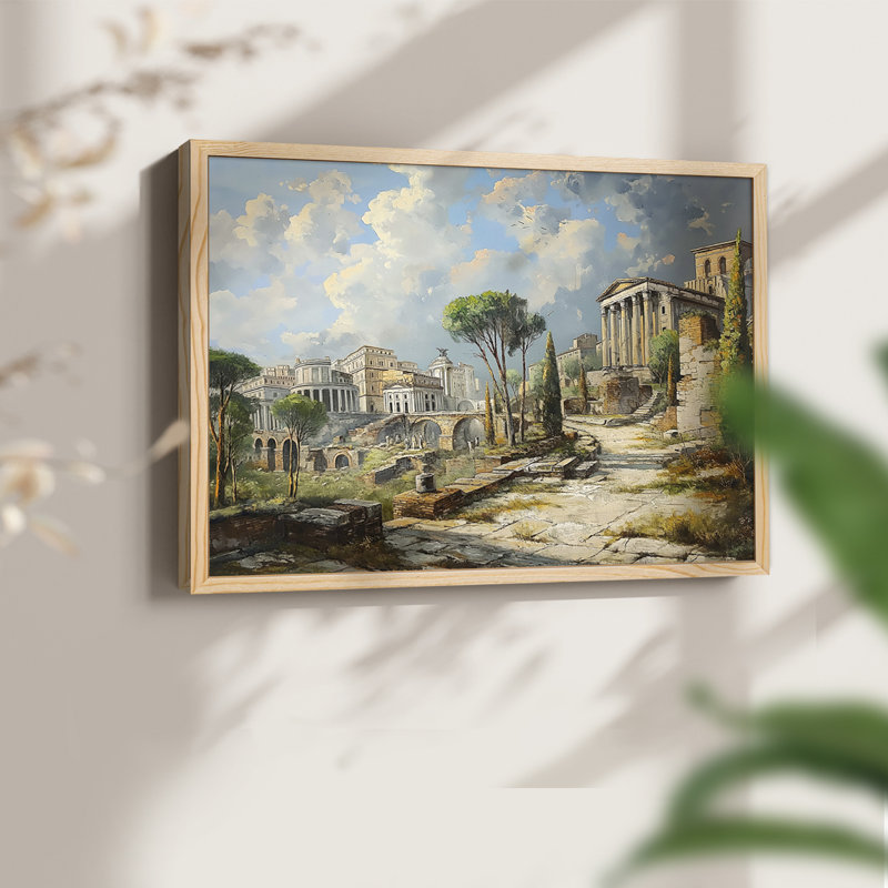 Landscape Series-CLIV -Framed Print - Restickable, 8" H x 10" W, Natural