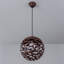 Giada Copper Ball Pendant Light – Modern Open Lampshade with E27 LED Bulb for Stylish Ceiling Lighting