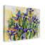 «Indelible Irises» par Mattox, reproduction d'aquarelle sur toile tendue-30403571