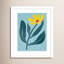 «Yellow Flower» par Exton - reproduction de cadre photo simple-91291793-91291792