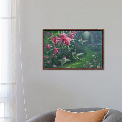 Hummingbird Haven by Collin Bogle - Print on Canvas