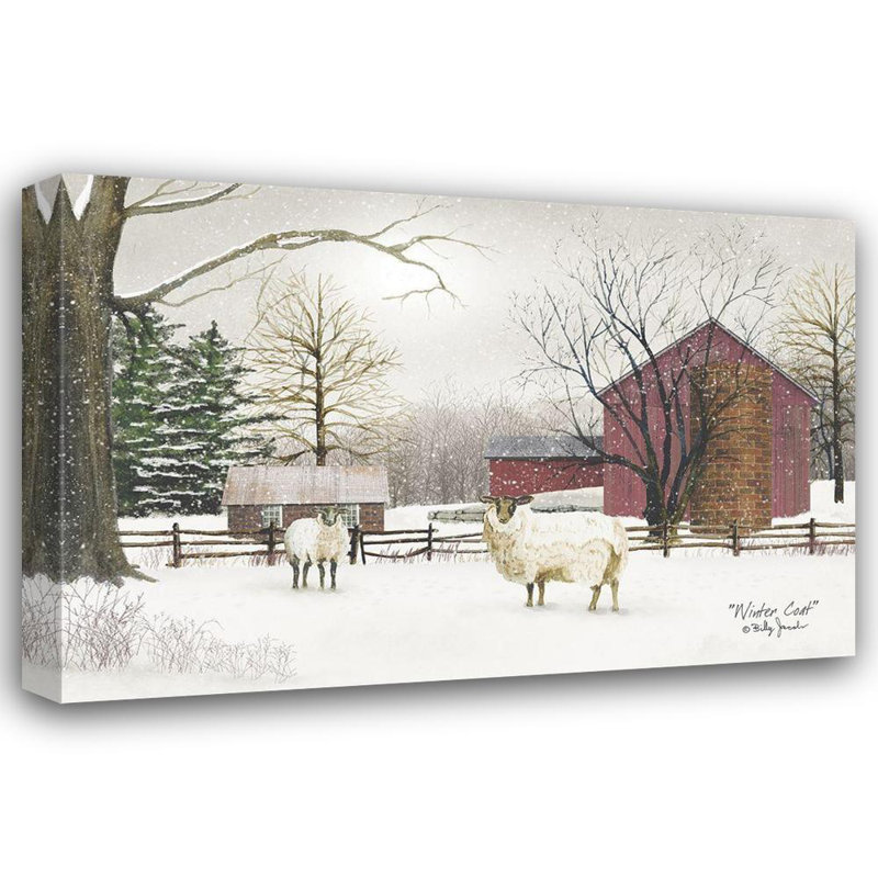 Art sur toile tendue par August Grove® Jacobs, Billy Gallery, manteau d'hiver, H 13 po x l 18 po