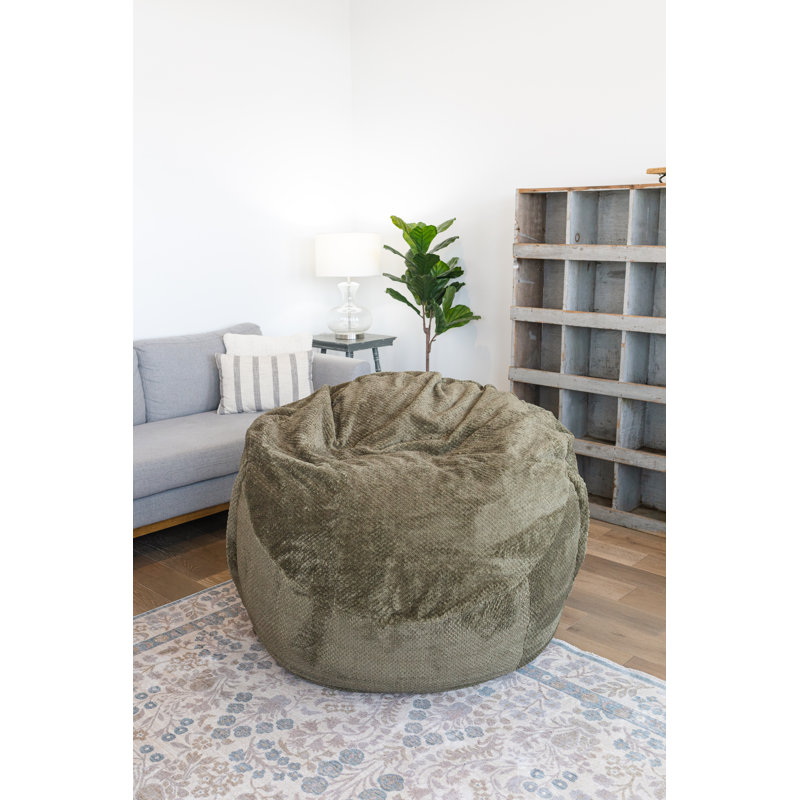 Sac en mousse de luxe moyen Haven, H 30 po x l 21 po x P 21 po, Vert