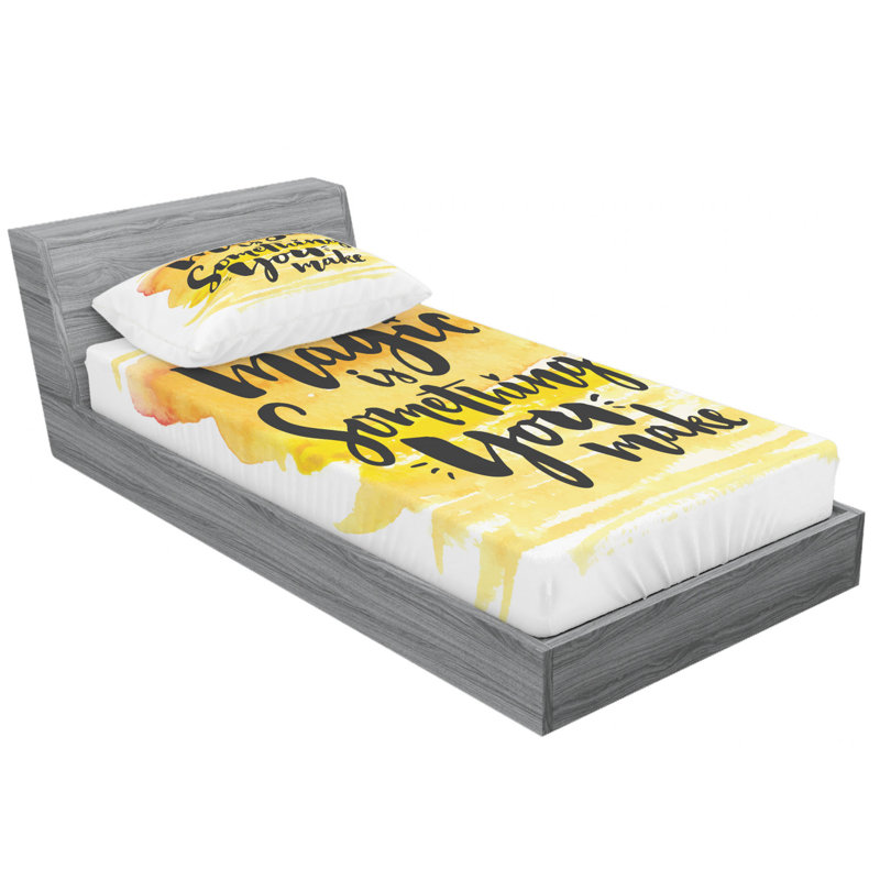 Microfiber Sheet Set, Twin XL Sheet Set with Fitted Sheet