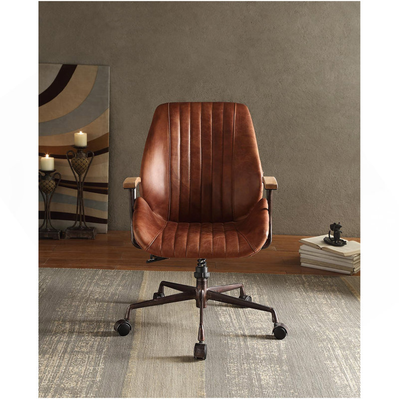 Chaise de bureau Brancaster, Brun