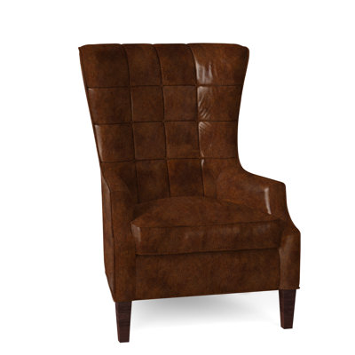 Gallin Leather Wingback Chair