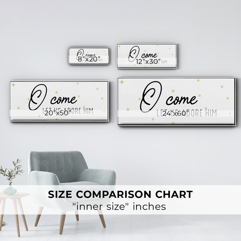 O Come- Framed Canvas
